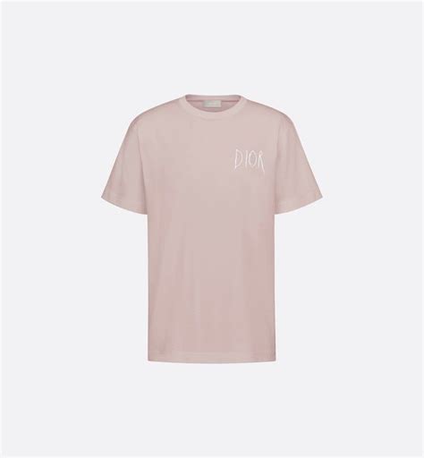 cotton t shirt dior and raymond pettibon embroidery price|DIOR HOMME Men's Short Sleeve T.